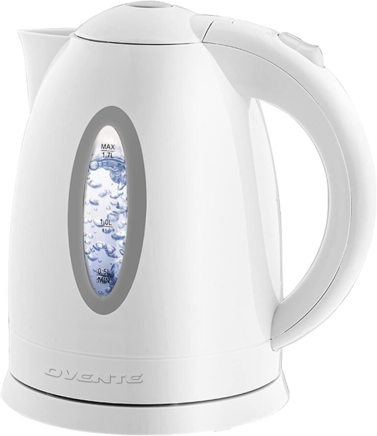 OVENTE Electric Kettle Review: 1.7L Fast Boiling Water Heater for Coffee & Tea