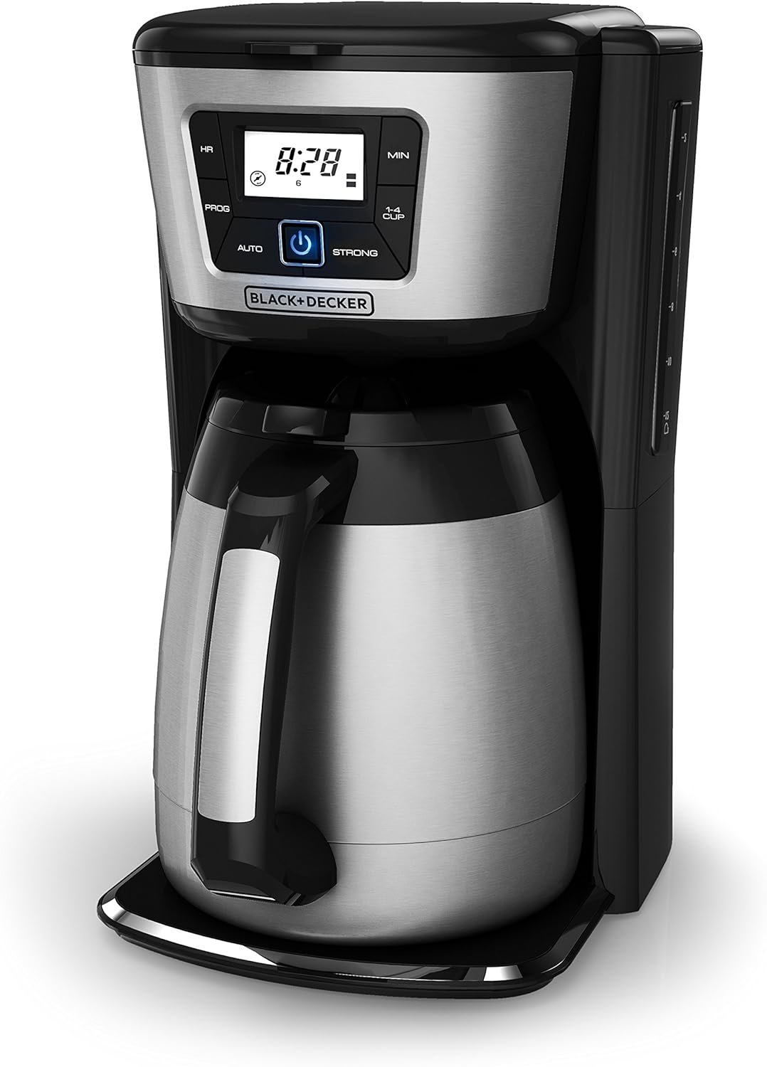 BLACK+DECKER 12-Cup Thermal Coffee Maker, CM2035B, Digital Controls, EvenStream Showerhead, Thermal Carafe, Easy Cleaning