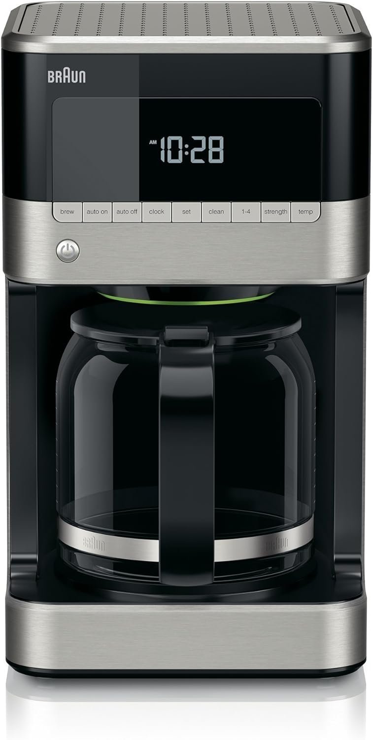 Braun Brew Sense Drip Coffee Maker, 12 cup, Black