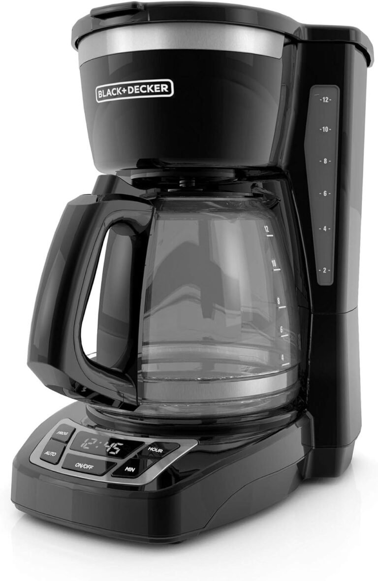 Black+Decker 12-Cup Programmable Coffee Maker — Ease & Heat