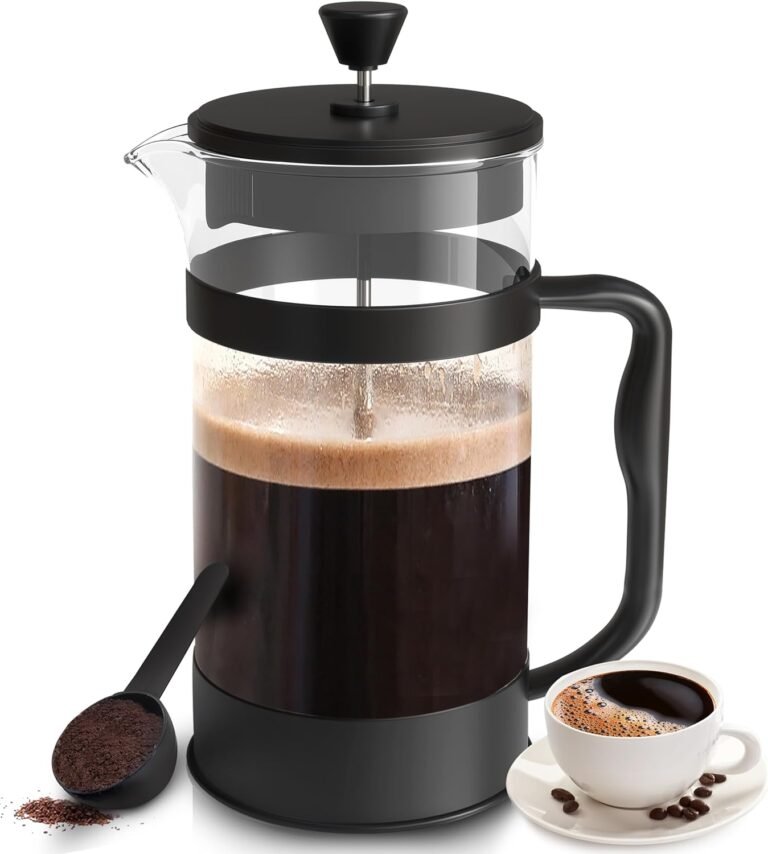 Utopia Kitchen Borosilicate Glass French Press Coffee Maker Review: A 34 oz Coffee Maker for Home and Travel Use