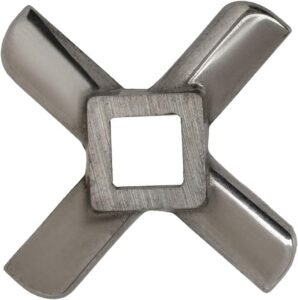 Replacement Meat Grinder Blade - Size #8 - Universal Stainless Steel Blades for Meat Grinders - Grinding Accessories Parts (1)