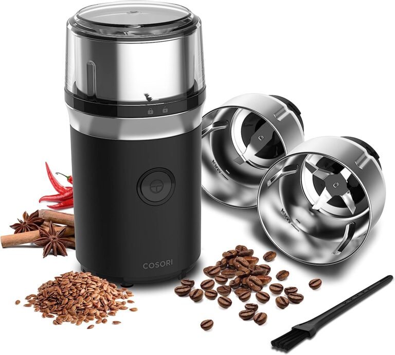 Cosori Electric Coffee Grinder Review: 200W Power for Quick, Consistent Grinds