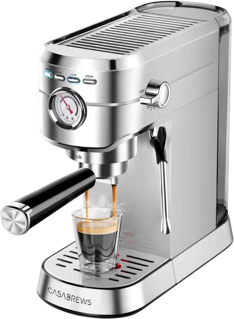 CASABREWS CM5418 Espresso Machine Review: 20 Bar Pressure, Milk Frother, and Home Barista Experience