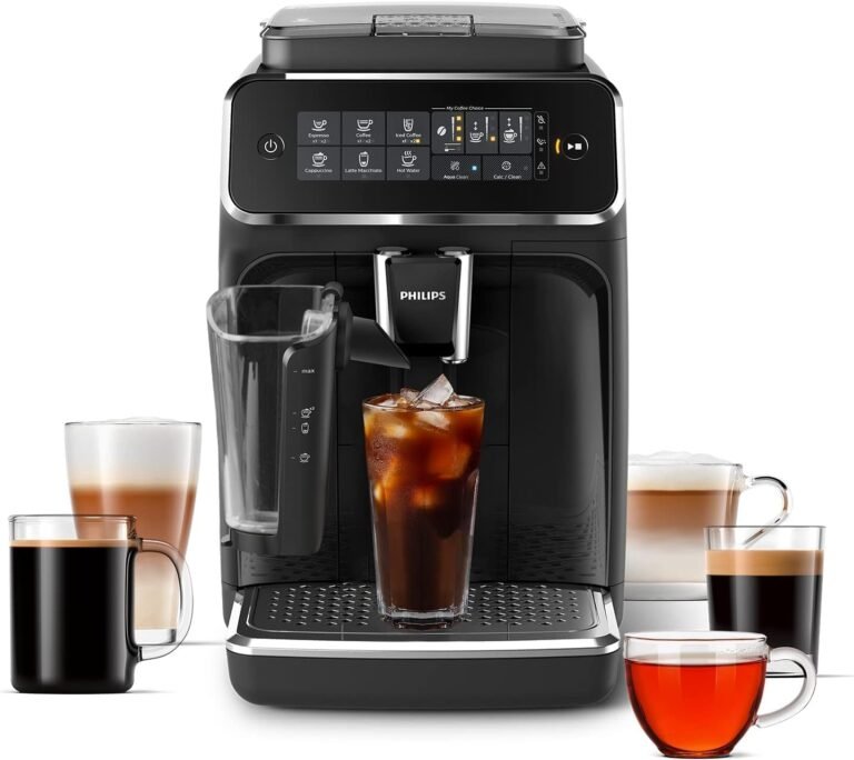 Philips 3200 Series Fully Automatic Espresso Machine Review: 5 Coffee Varieties, Milk Frother, and Smart Brewing Technology