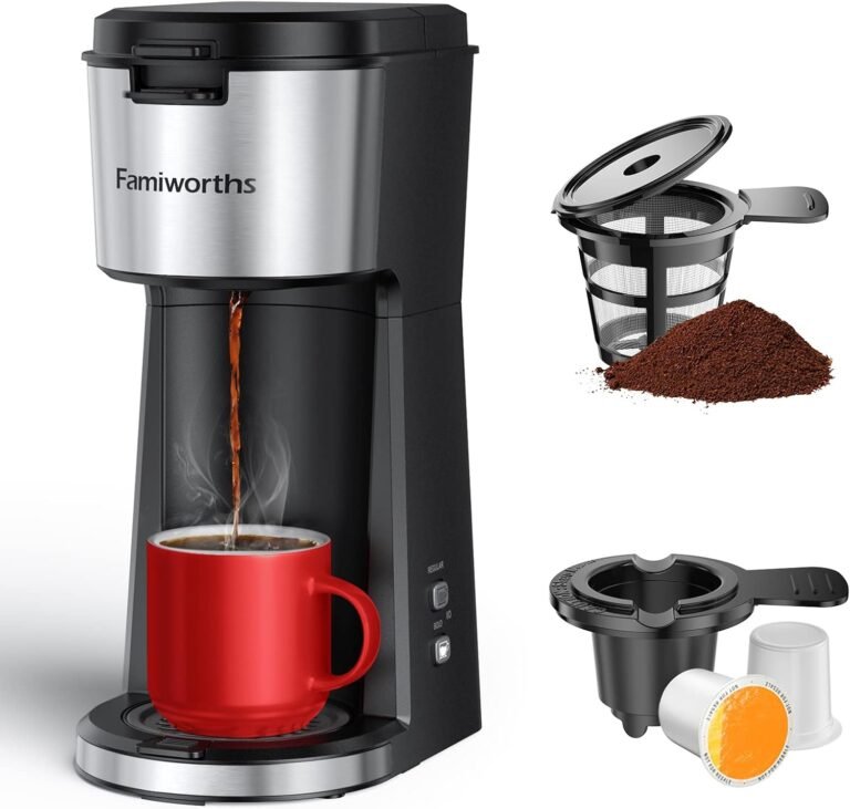 Famiworths Single Serve Coffee Maker Review: Dual Compatibility, Bold Brews, and Travel-Friendly Design
