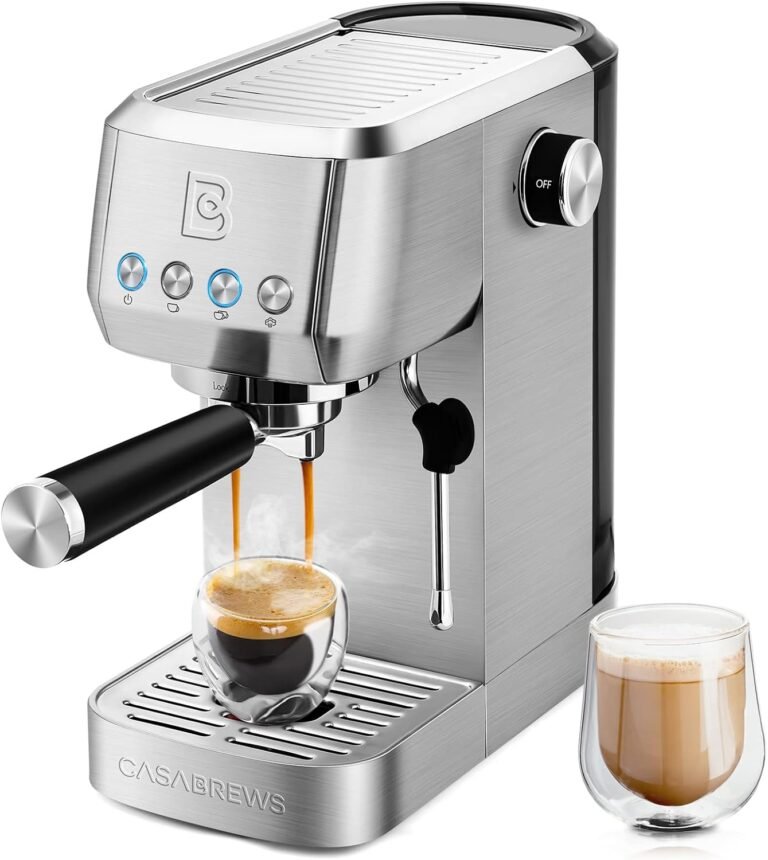 CASABREWS 3700 Essential Espresso Machine Review: 20 Bar Pressure System for Home Baristas