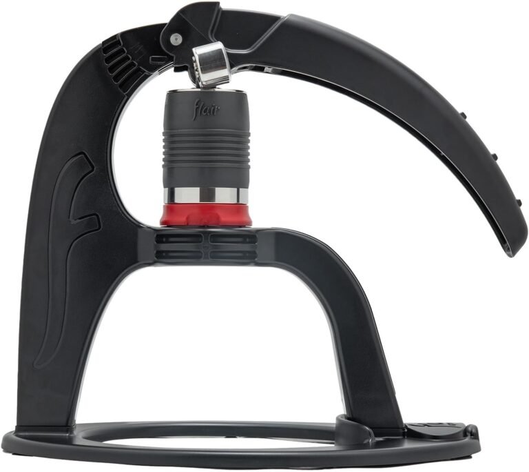 Flair NEO Flex: Manual Espresso Maker for Home Brewing with Pressure Gauge and Dual Portafilters