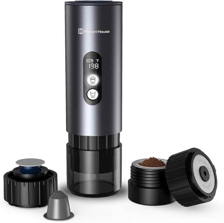Maestri House 150W Portable Espresso Maker Review: A Versatile Travel Coffee Solution