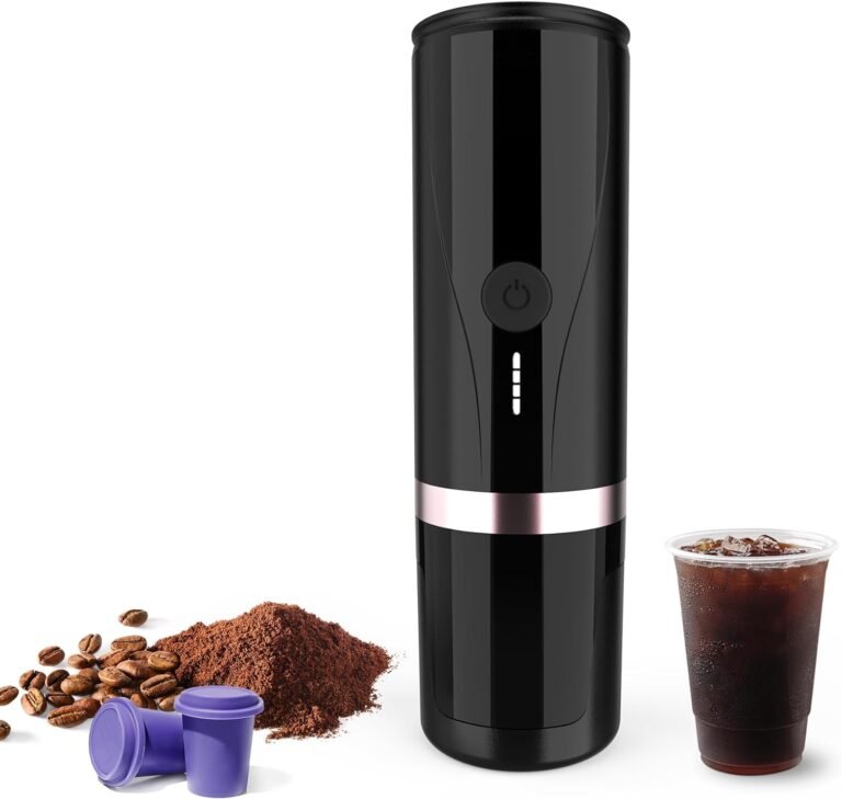 Portable Espresso Machine Review: 20 Bar Self-Heating Electric Coffee Maker for Travelers and Home Use