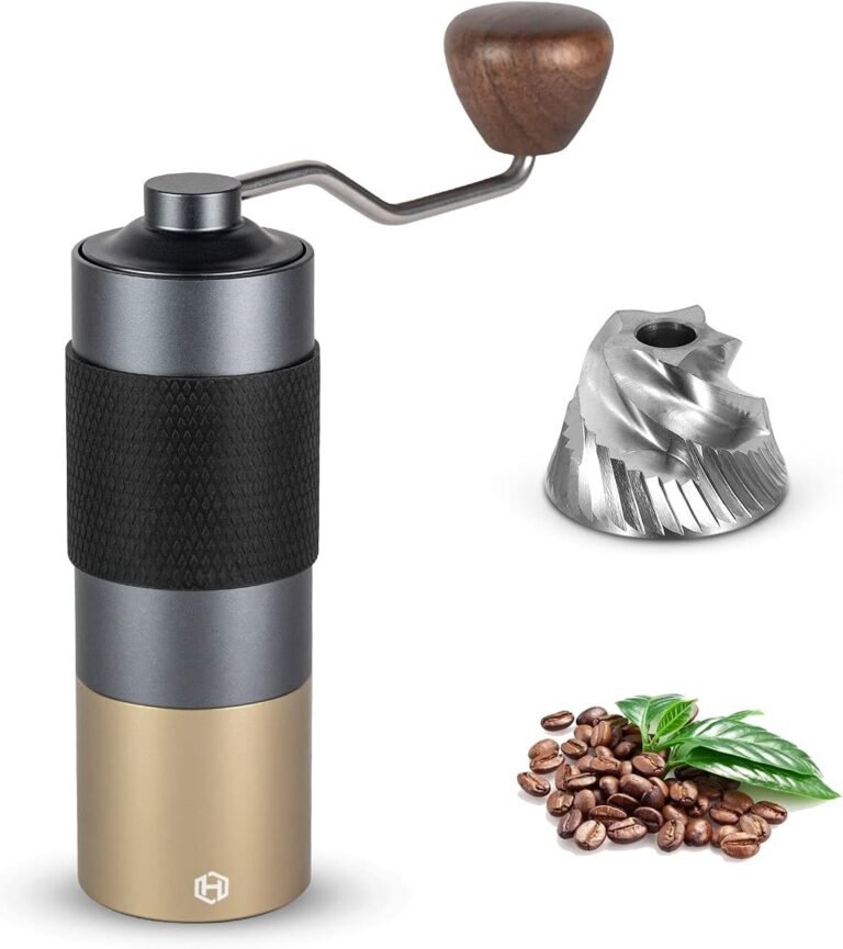 HEIHOX Manual Coffee Grinder Review: Precision, Durability, and Portability for Home and Outdoor Use