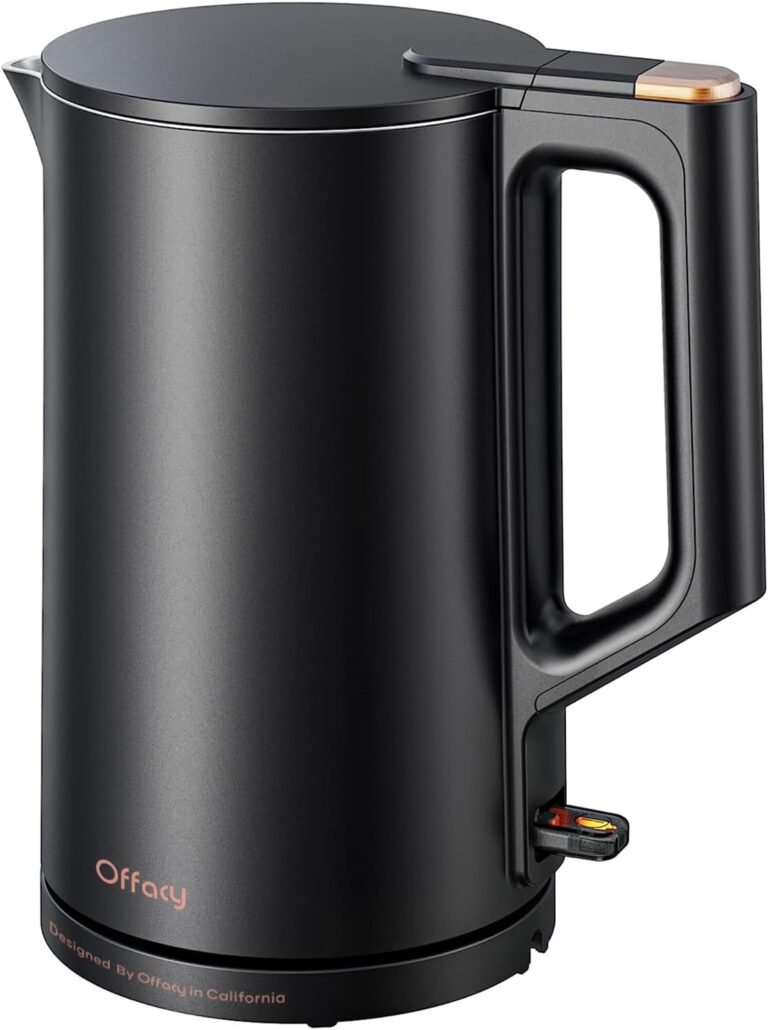 Electric Kettle Review: Offacy 1.5L Double Wall Stainless Steel Hot Water Boiler with Auto Shut-Off