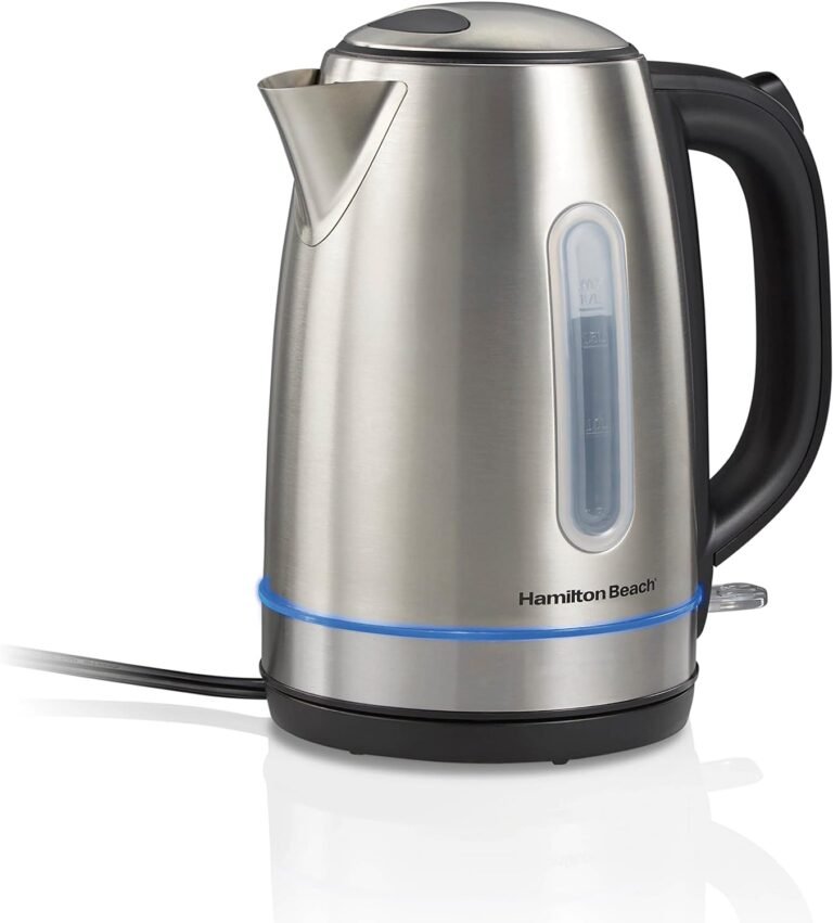 Hamilton Beach 1.7L Electric Kettle — Fast Boiling Choice