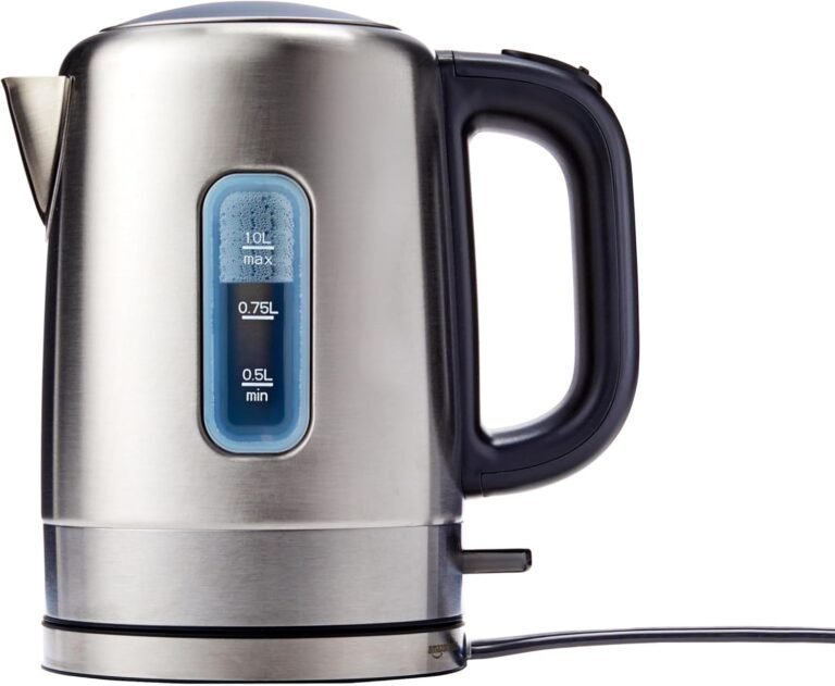 Amazon Basics 1L Electric Kettle — Fast Boil & Strix Control