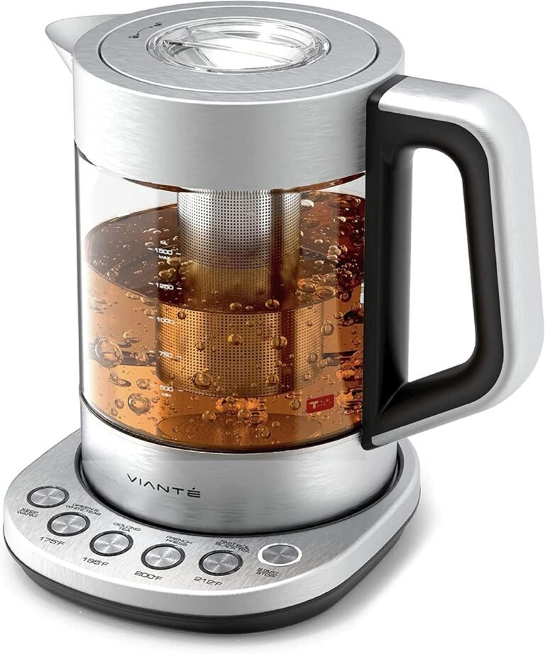 Vianté Temp-Control Kettle: Precise Tea and Coffee Brewing