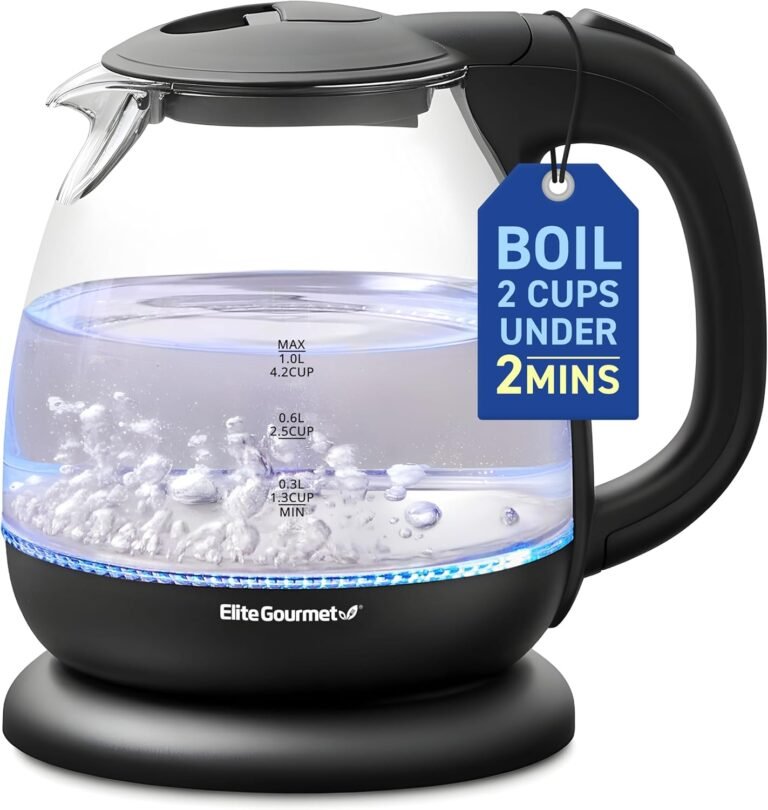 Elite Gourmet Glass Kettle Review: Fast, Safe Boiling Guide