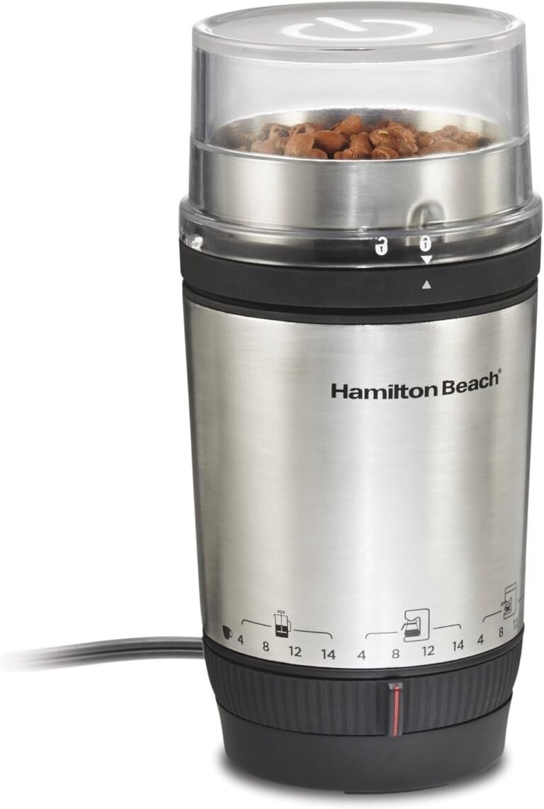 Hamilton Beach Custom Grind Coffee Grinder Review: Versatile Grind Control for Home Brewing