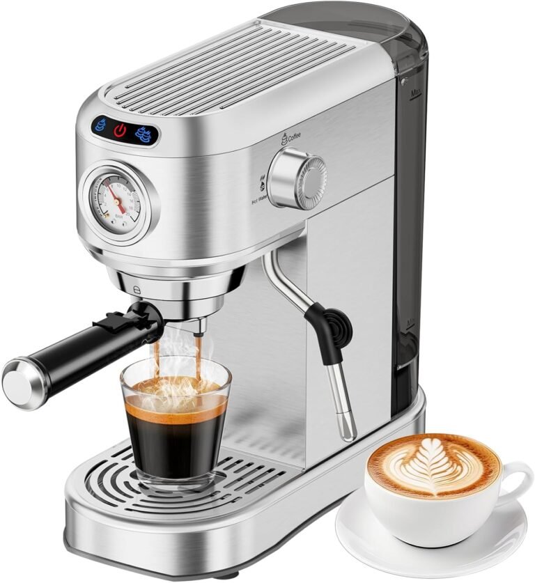 20-Bar Compact Espresso Machine Review: Brew & Steam Guide