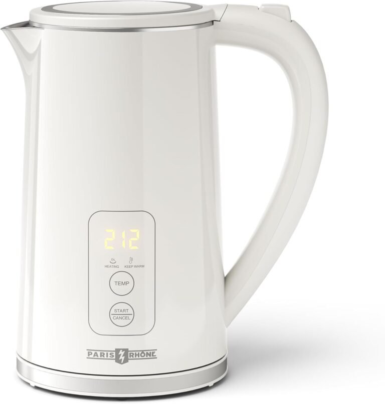 PARIS RHÔNE Electric Kettle Review: Temperature Control & Brewing Efficiency