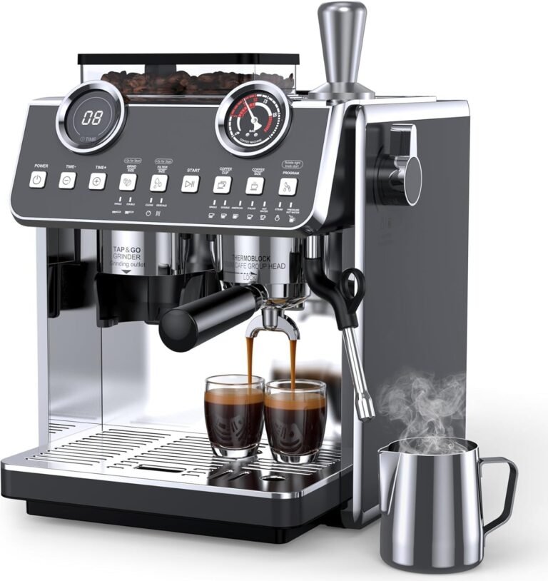 Professional Espresso Machine with Grinder for Home Use