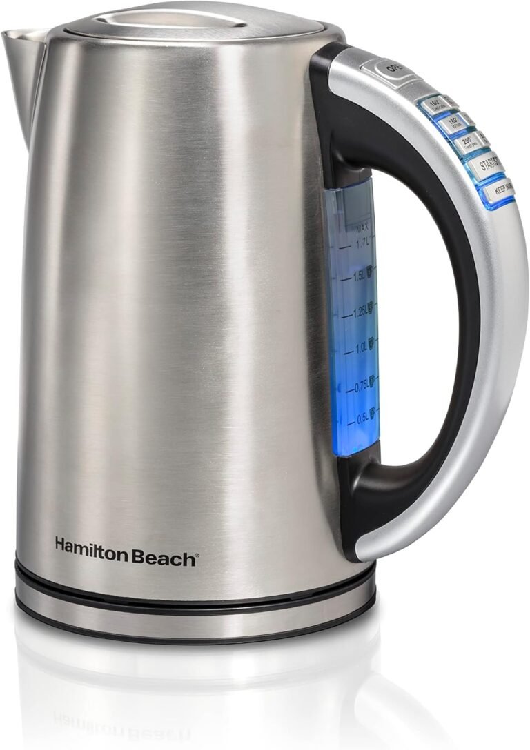 Hamilton Beach 1.7 Liter Temperature Control Electric Kettle Review: Precision Brewing for Tea & Coffee Enthusiasts