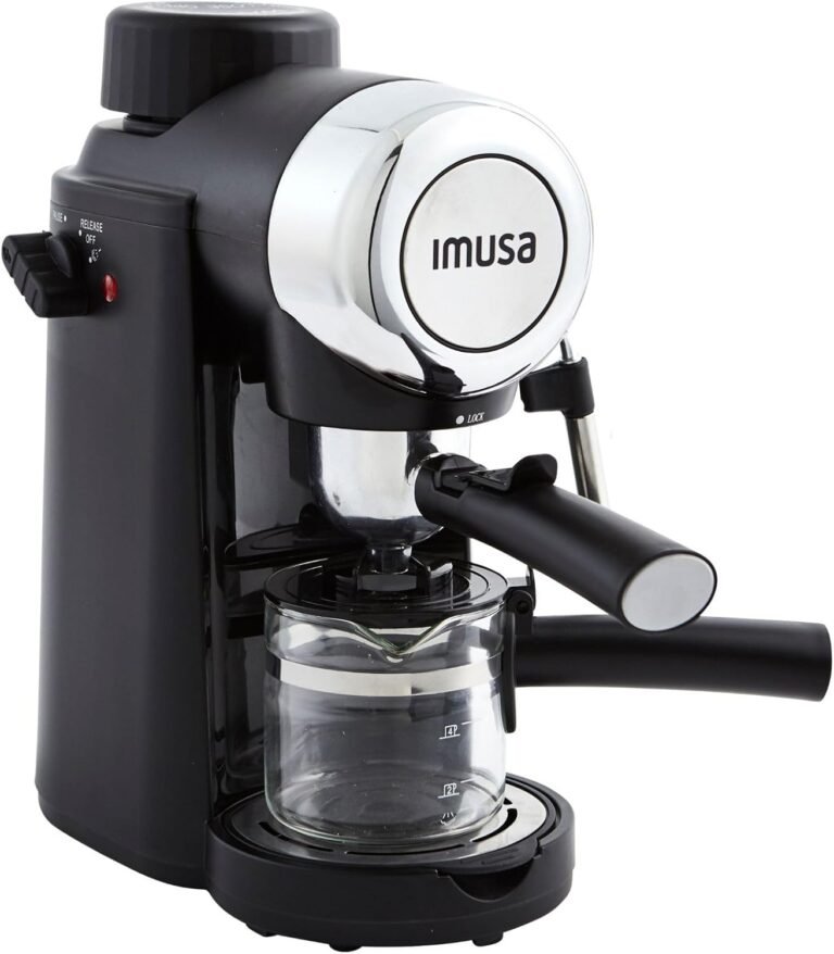 Imusa 4 Cup Epic Electric Espresso/Cappuccino Maker Review: Versatile Brewing for Home Use