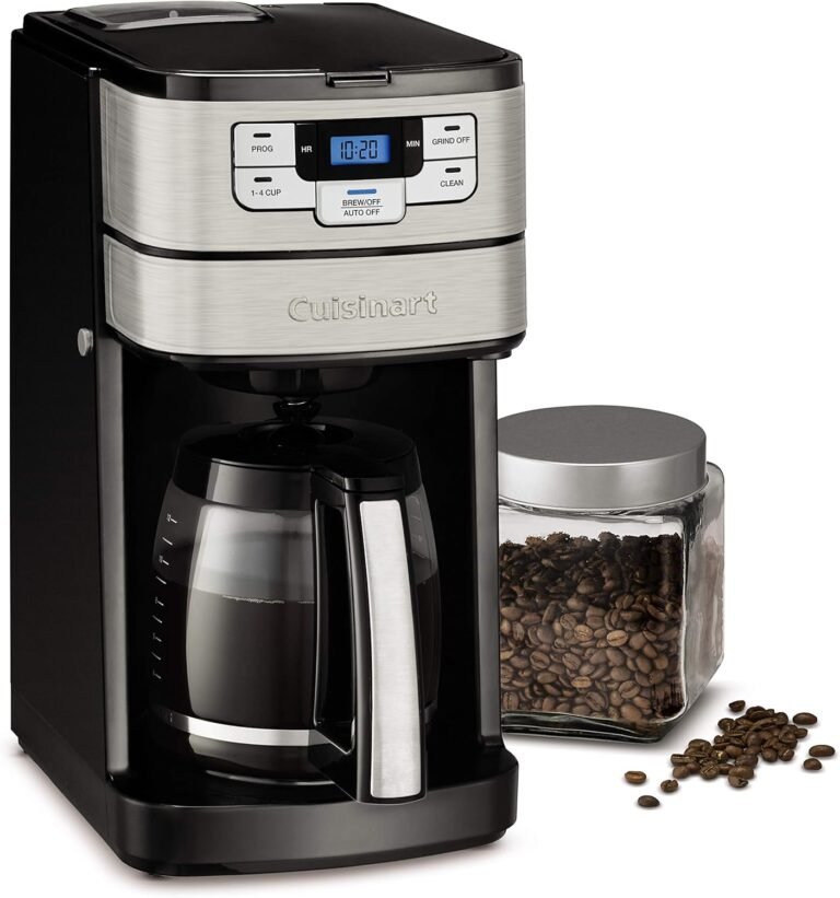 Cuisinart Automatic Grind & Brew Coffee Maker Review: 12-Cup Drip Coffee Maker with Built-In Grinder
