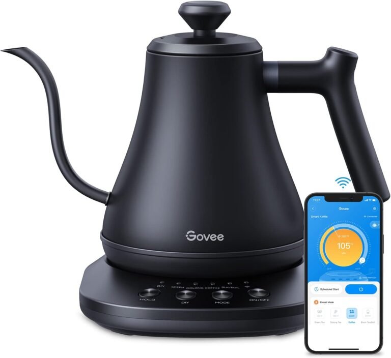 Govee Smart Electric Kettle Review: Precision Temperature Control for Coffee and Tea Enthusiasts