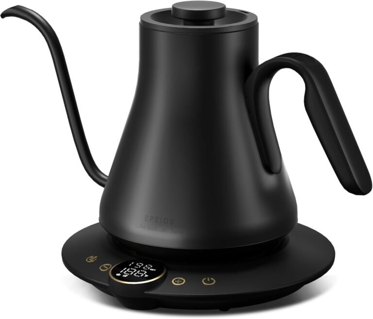 Gooseneck Electric Kettle Review: Precision Temperature Control for Pour Over Coffee & Tea