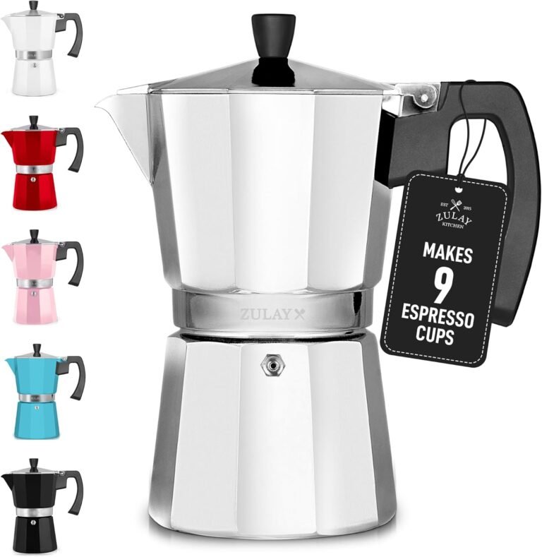 Zulay Moka Pot Espresso Stovetop Coffee Maker Review: Traditional Brewing, Durable Build, and 9-Cup Capacity