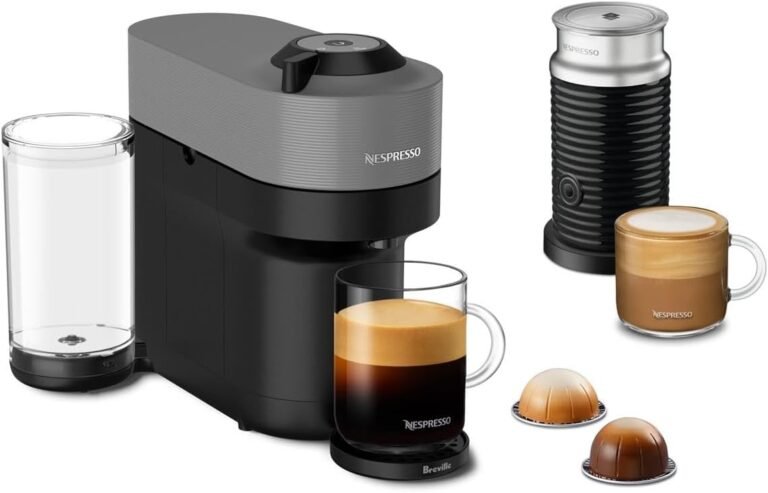Nespresso Vertuo Pop+ Coffee Maker Review: 5 Sizes, Milk Frother, and Eco-Friendly Design