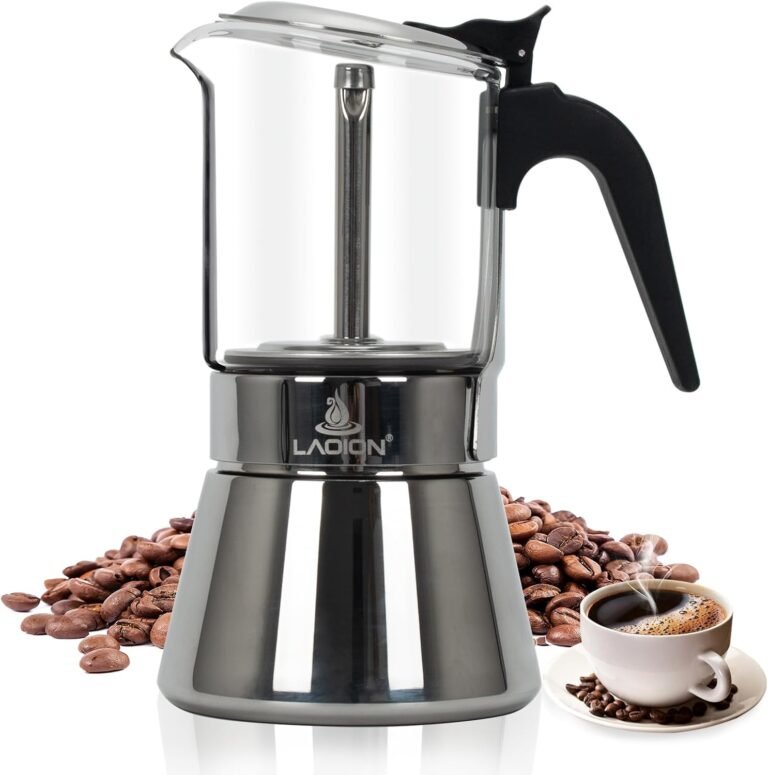 Stovetop Espresso Maker Review: LAOION 6-Cup Moka Pot for Authentic Coffee Experience