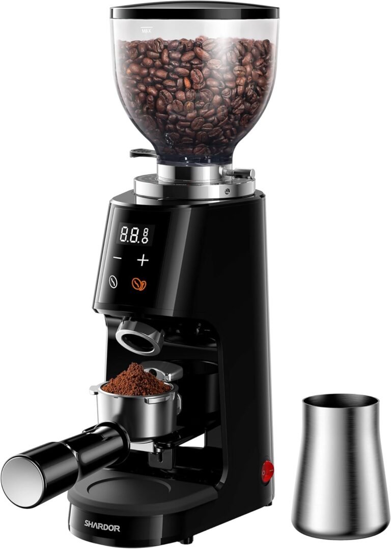 SHARDOR Professional 64mm Burr Coffee Grinder: A Comprehensive Review for Home Brewers