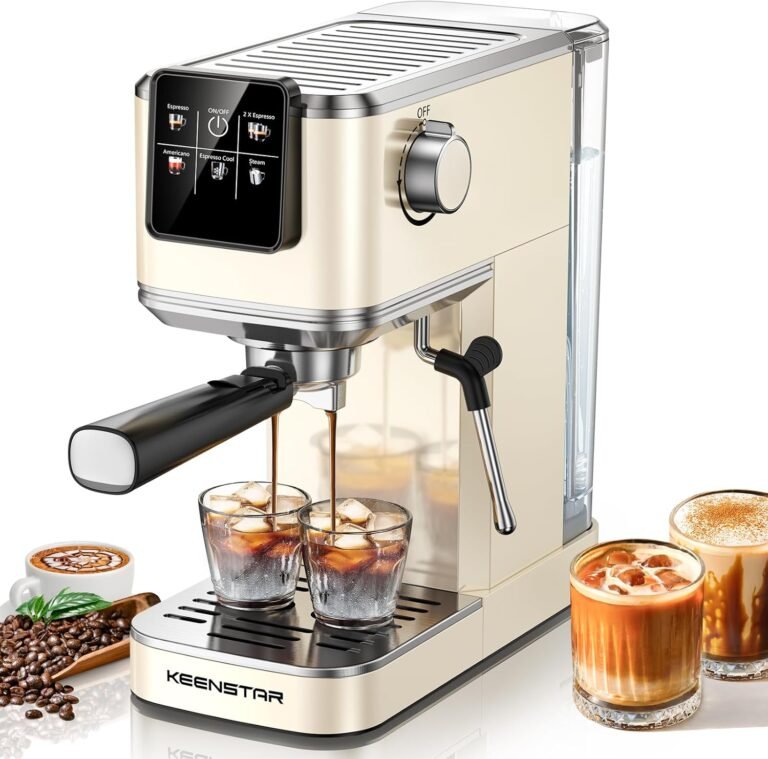 KEENSTAR 20Bar Espresso Machine Review: Cold Brew, Latte, and Cappuccino Capabilities in 2026