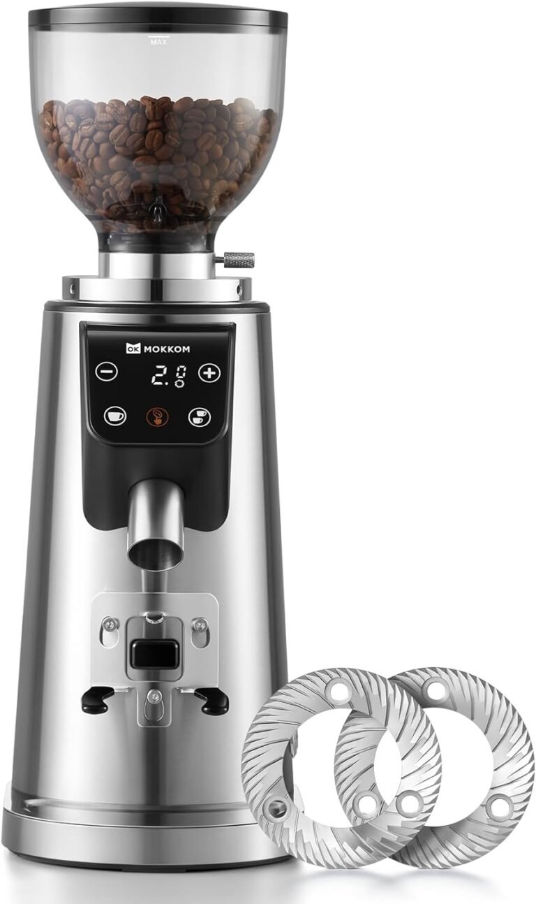 MOKKOM Professional 64mm Flat Burr Coffee Grinder: A Comprehensive 2026 Review
