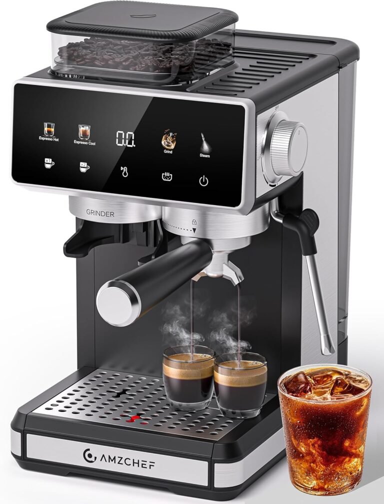 AMZCHEF 20 Bar Espresso Machine Review: Home Brewing Performance and Features