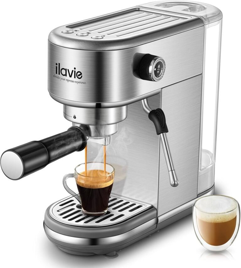 ILAVIE Espresso Machine Review: 20 Bar Pressure System for Home Baristas