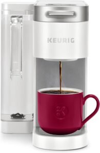 Keurig K-Supreme Single Serve K-Cup Pod Coffee Maker, MultiStream Technology, 4 Brew Sizes, 66oz Dual-Position Removable Reservoir, White | Multistream Technology, 4 Brew Sizes, 66 Oz Dual-Position Removable Reservoir, Strong and Iced Modes