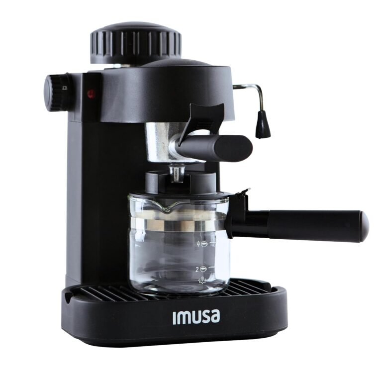 IMUSA Electric Espresso Cappuccino Maker 4 Cup Capacity with Milk Frother Review