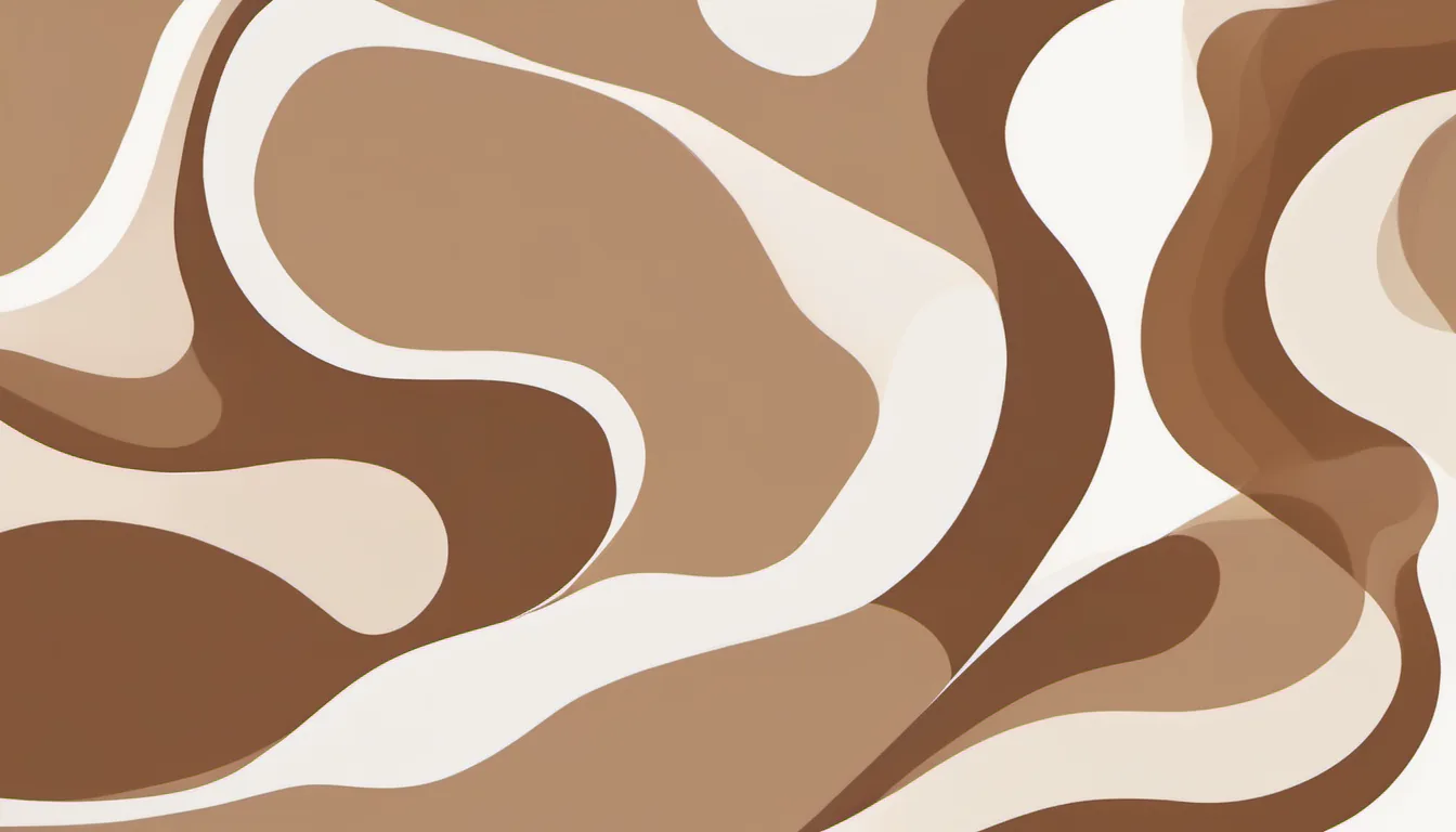 Abstract narrowing funnel illustration in coffee brown and cream on white — decorative header for Coffee Gear Finder: Match a Brewer to How You Drink